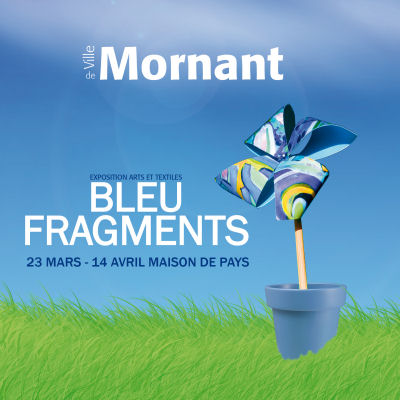 invitation bleu